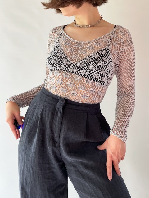 Szydełkowa bluzka handmade