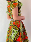 Sukienka z bawełny wax print
