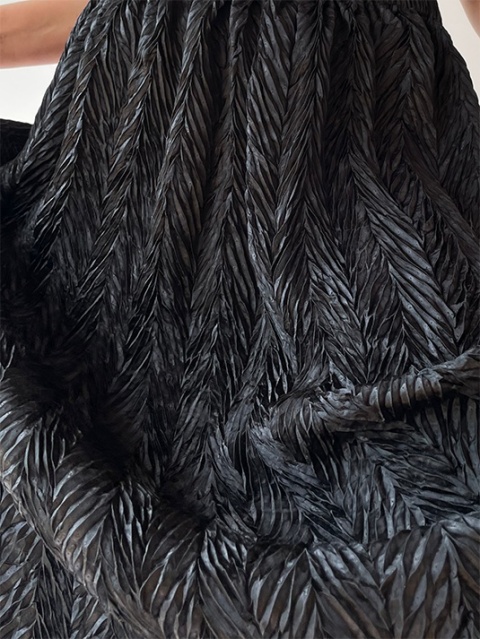 Długa, czarna spódnica