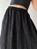 Długa, czarna spódnica