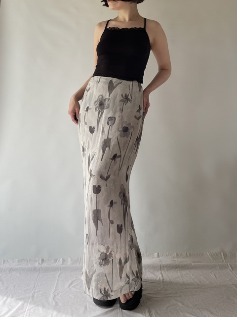 Szyfonowa spódnica maxi