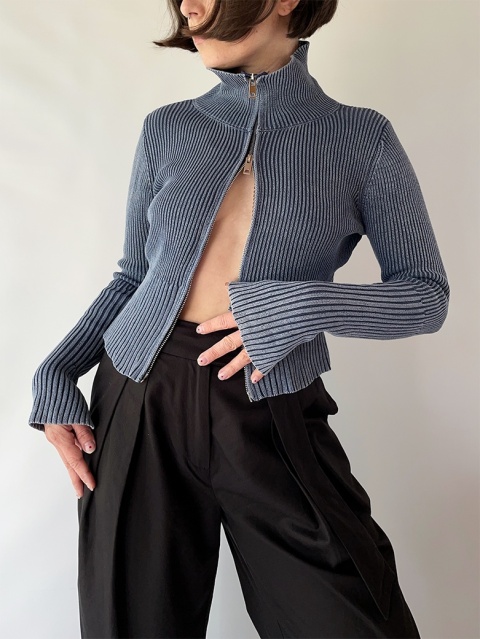 Krótka bluza z bawełny