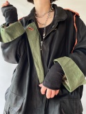 Kurtka oversize z wiskozy