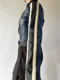 Jeansowy biker jacket