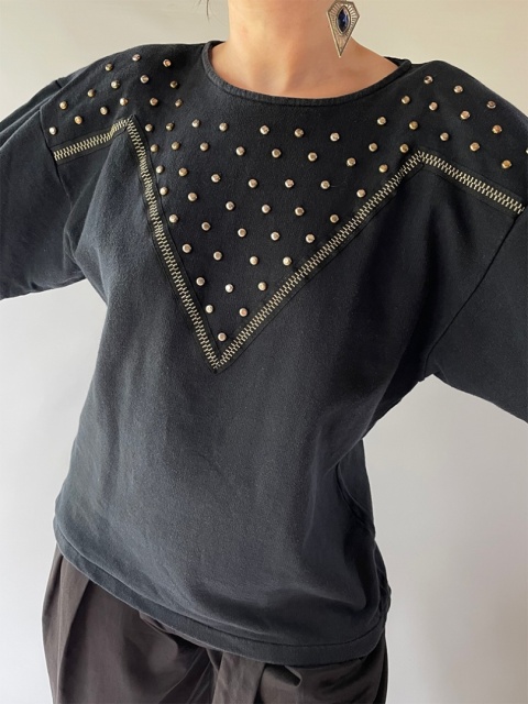 Bluza 80s z ćwiekami