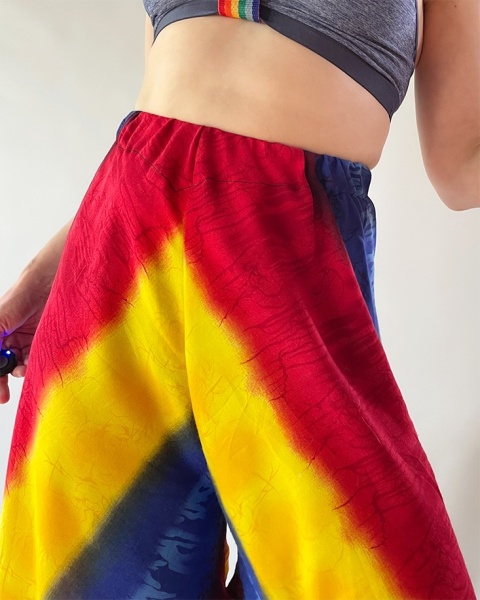 Kolorowe spodnie handmade