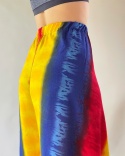 Kolorowe spodnie handmade