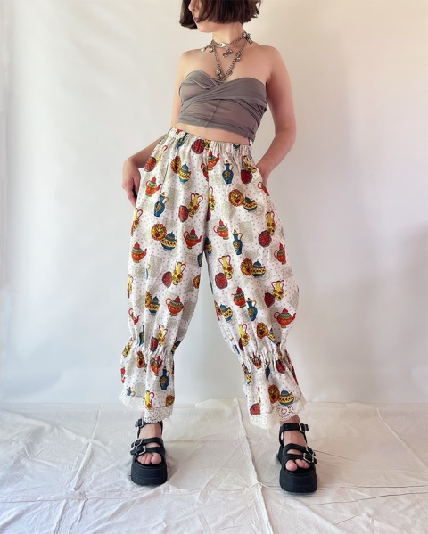 Spodnie bloomers od co_to_za_szycie