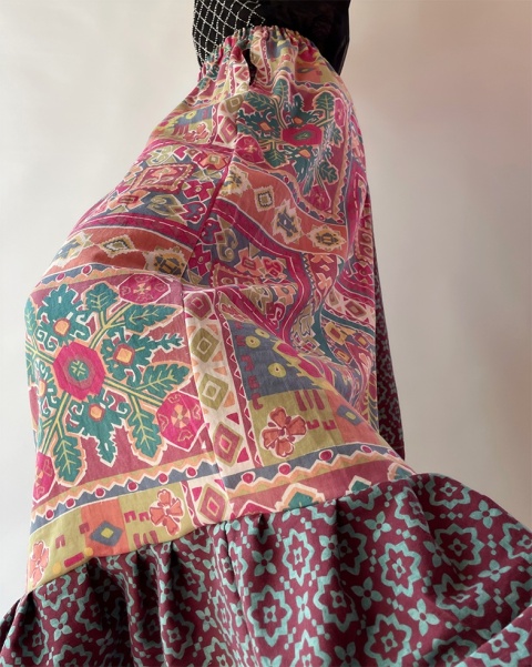 Patchworkowe spodnie handmade
