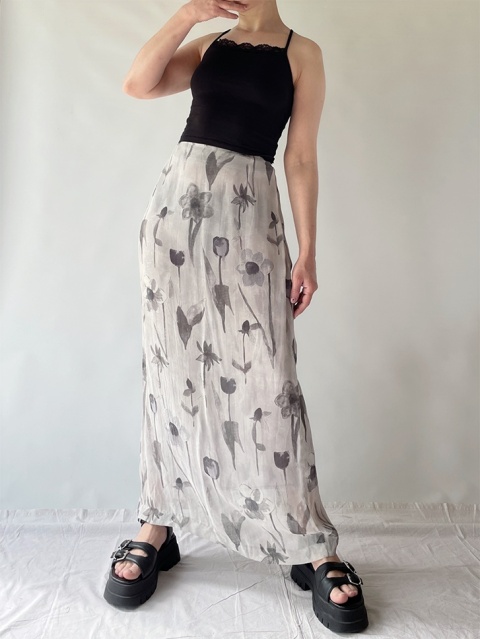 Szyfonowa spódnica maxi