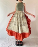 Szaro-rdzawe spodnie handmade