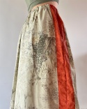 Szaro-rdzawe spodnie handmade
