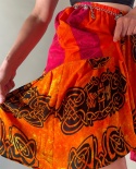 Pomarańczowe szorty handmade