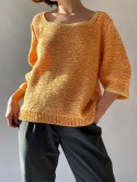 Żółty sweterek handmade