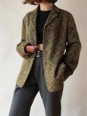 Żakiet vintage z bukli 90s blazer