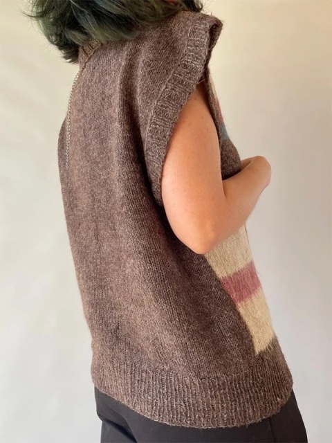 Kolorowa kamizelka handmade
