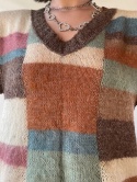 Kolorowa kamizelka handmade