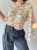 Szyfonowy top vintage