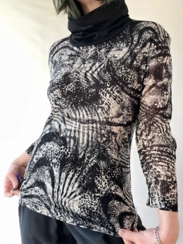 Mesh top z golfem, y2k