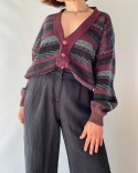 Sweter w paski