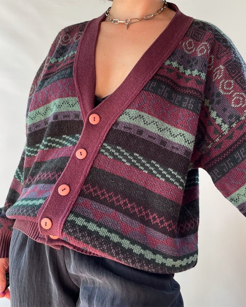 Sweter w paski