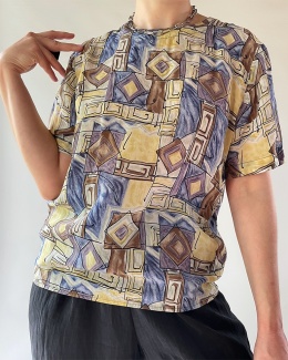 T-shirt z jedwabiu