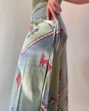 Wiązane spodnie handmade