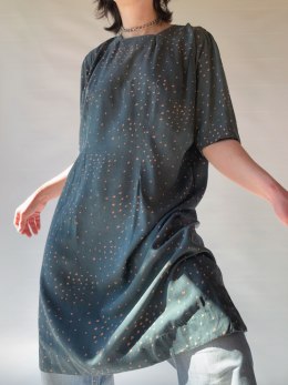 Sukienka handmade z jedwabiu