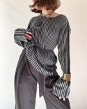 Ciemnoszary sweter longsleeve