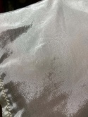 Kremowy komplet jedwab + rayon