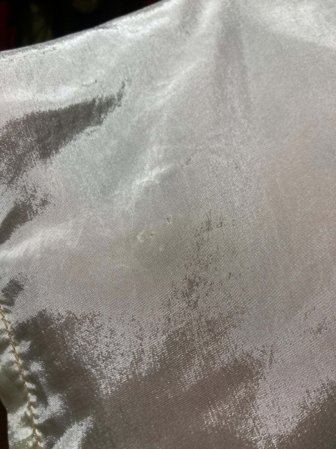 Kremowy komplet jedwab + rayon