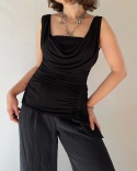 Marszczony top
