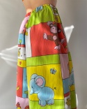 Spodnie handmade w zwierzątka