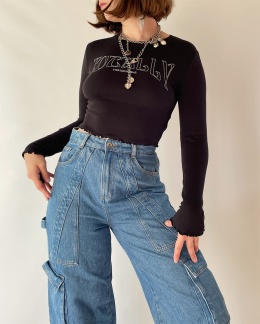 Crop top ze słońcem