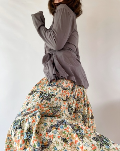 Długa spódnica handmade