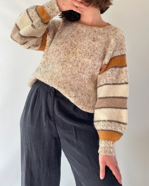 Wełniany sweter handmade