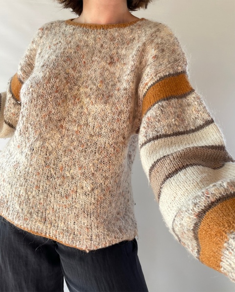 Wełniany sweter handmade