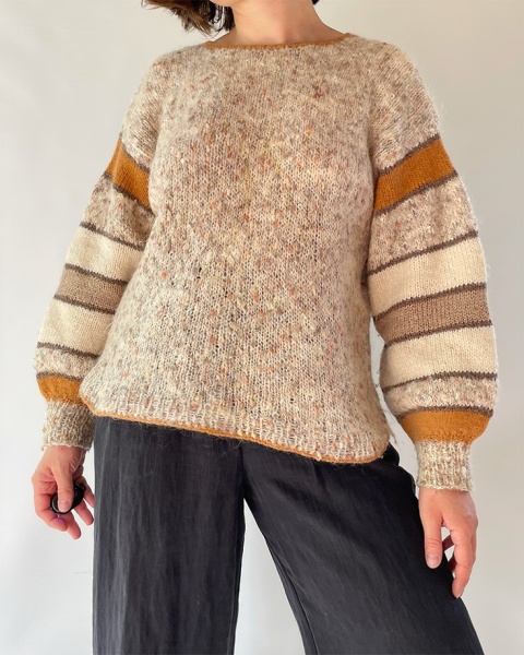 Wełniany sweter handmade