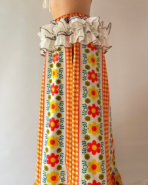 Spodnie handmade cottagecore