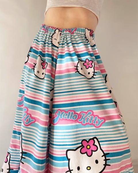 Spodnie handmade Hello Kitty