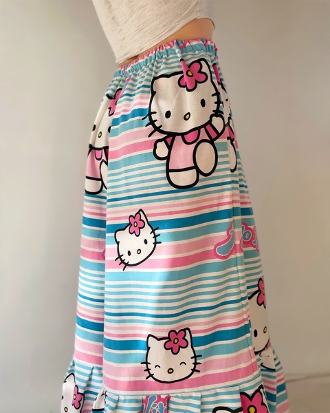 Spodnie handmade Hello Kitty