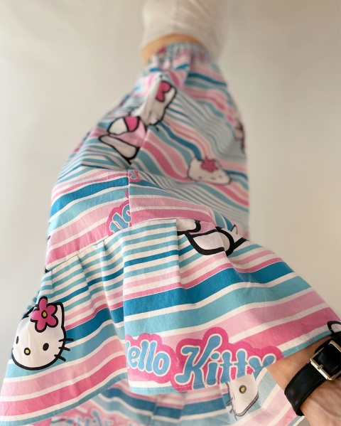 Spodnie handmade Hello Kitty
