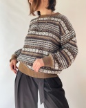 Sweter w szlaczki