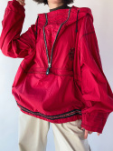 Czerwona kurtka anorak