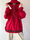 Czerwona kurtka anorak